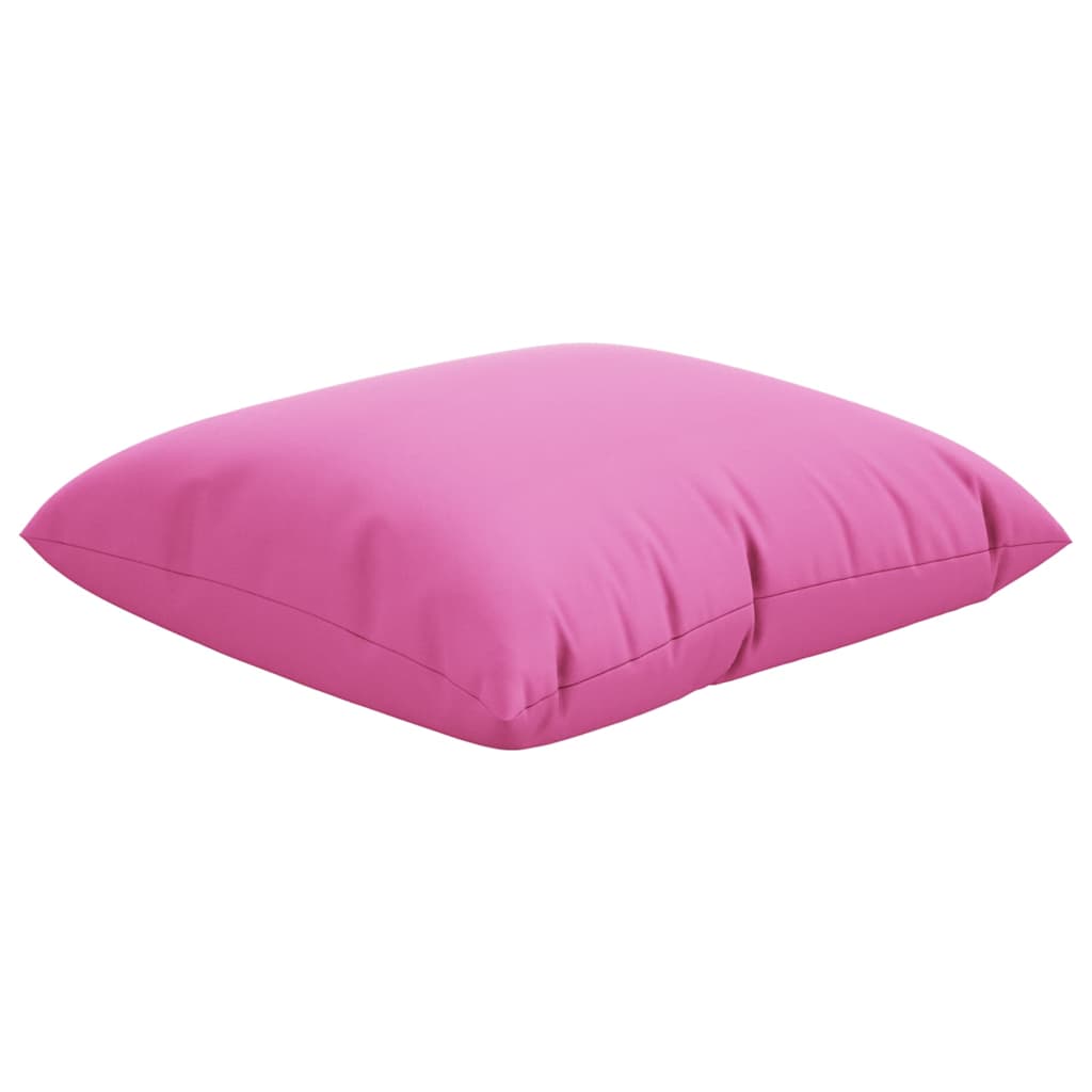 vidaXL Poduszki rozrzucone Gładki z poduszką 4 pcs Różowy 60 x 60 cm
