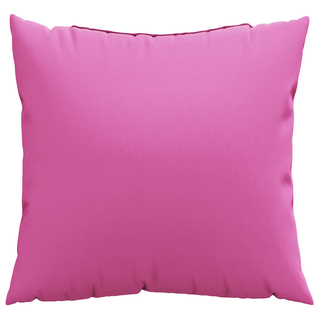 vidaXL Poduszki rozrzucone Gładki z poduszką 4 pcs Różowy 60 x 60 cm