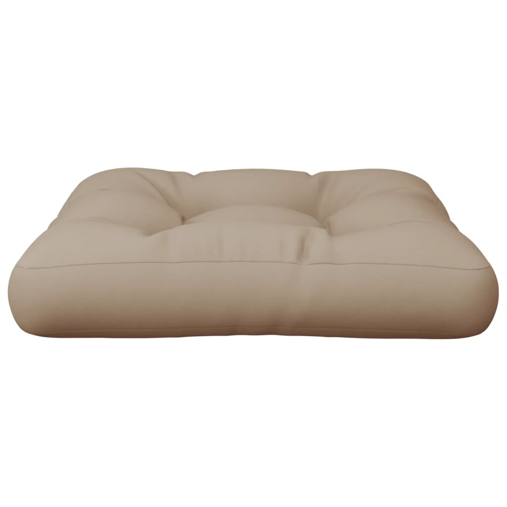 vidaXL Poduszka na paletę, taupe, 60x60x12 cm, tkanina