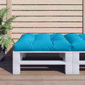 vidaXL Poduszka na paletę, niebieska, 70x70x12 cm, tkanina