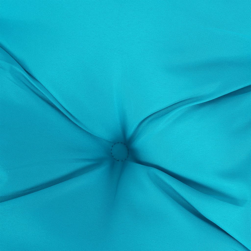 vidaXL Poduszka na paletę, turkusowa, 80x80x12 cm, tkanina