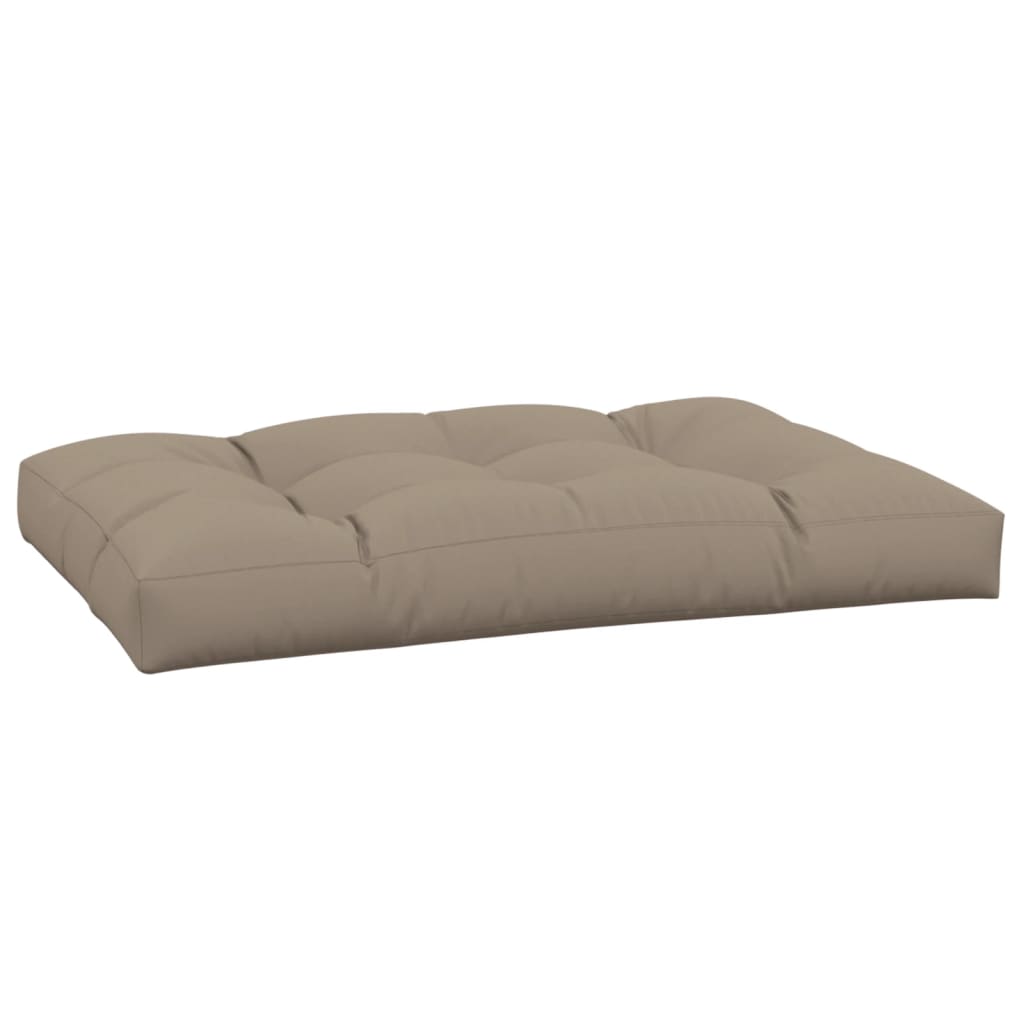 vidaXL Poduszka na paletę, taupe, 120x80x12 cm, tkanina