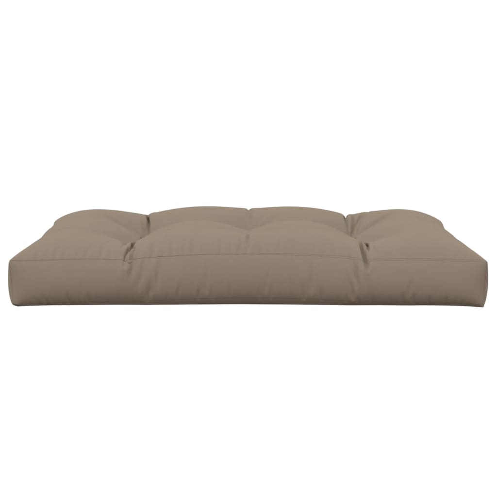 vidaXL Poduszka na paletę, taupe, 120x80x12 cm, tkanina