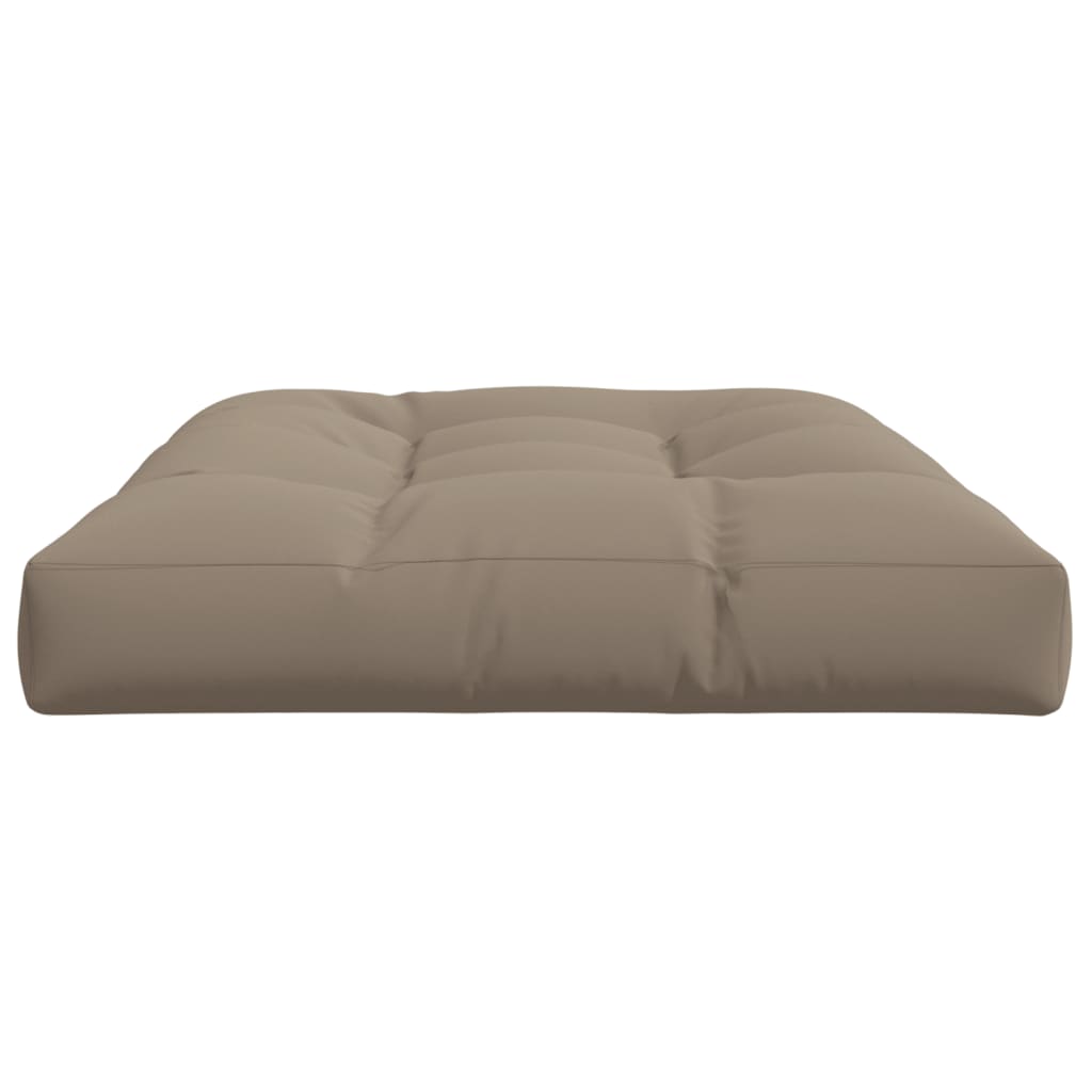 vidaXL Poduszka na paletę, taupe, 120x80x12 cm, tkanina