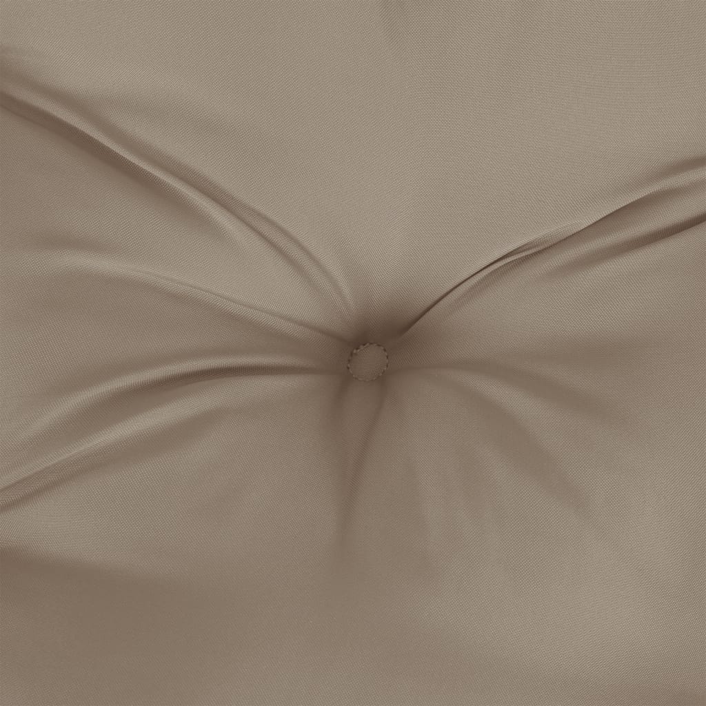 vidaXL Poduszka na paletę, taupe, 80x40x12 cm, tkanina