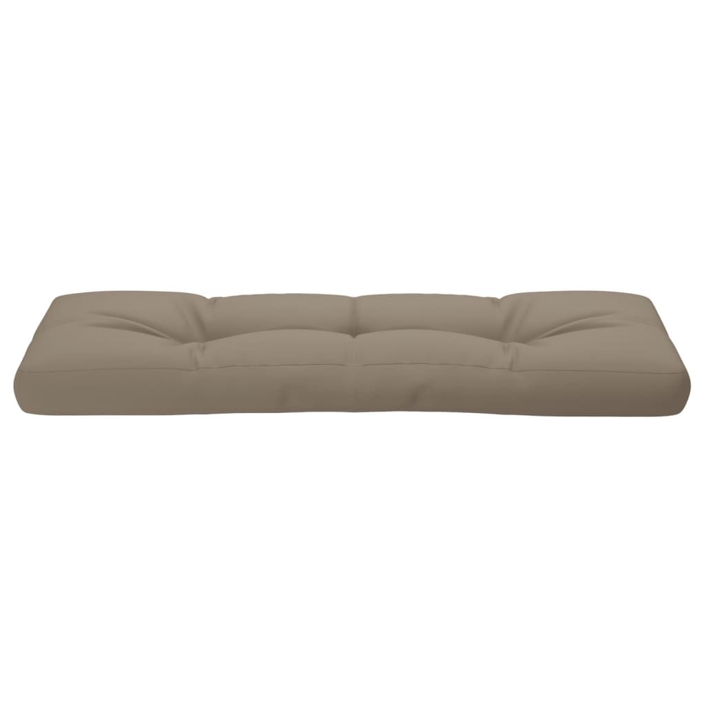 vidaXL Poduszka na paletę, taupe, 120x40x12 cm, tkanina