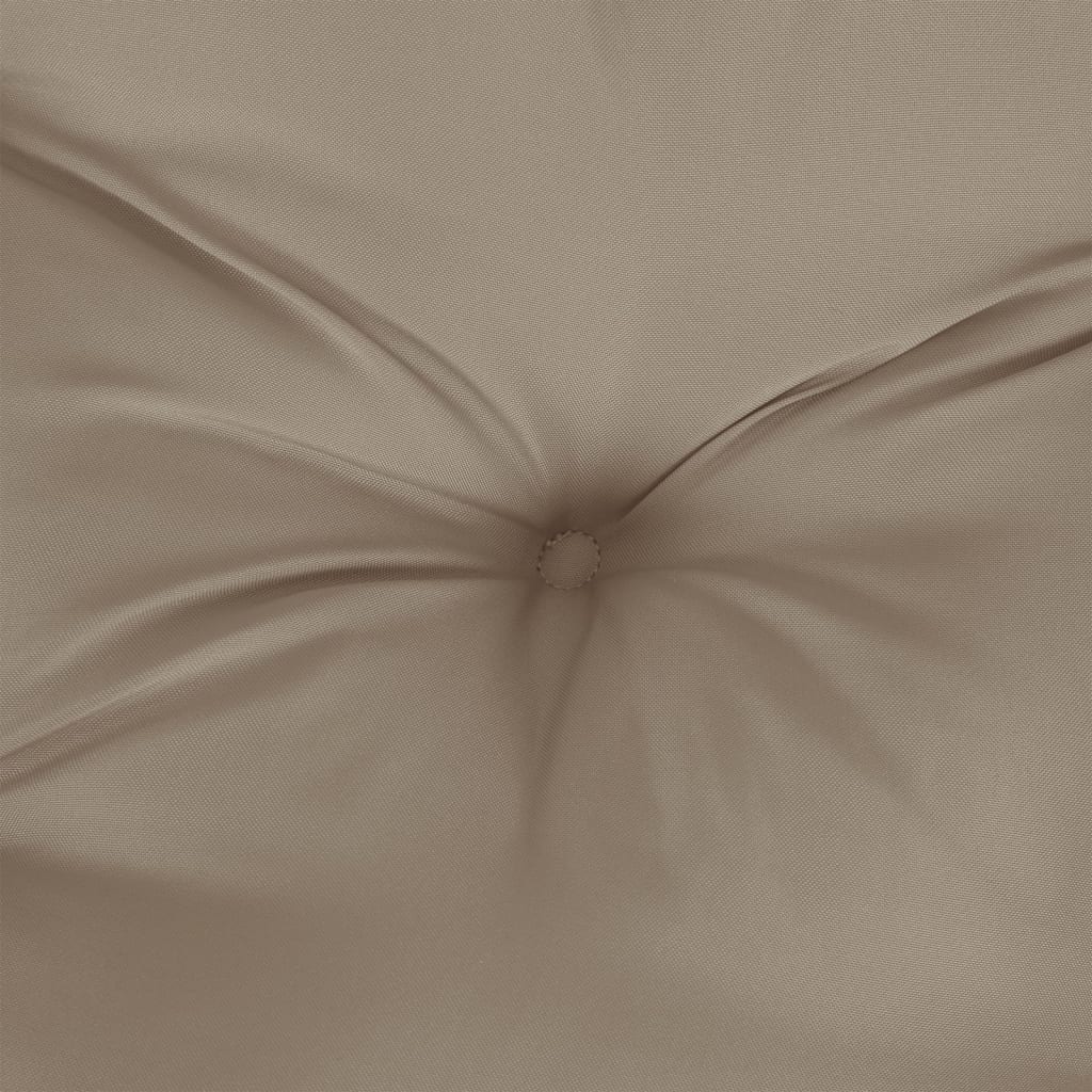 vidaXL Poduszka na paletę, taupe, 120x40x12 cm, tkanina