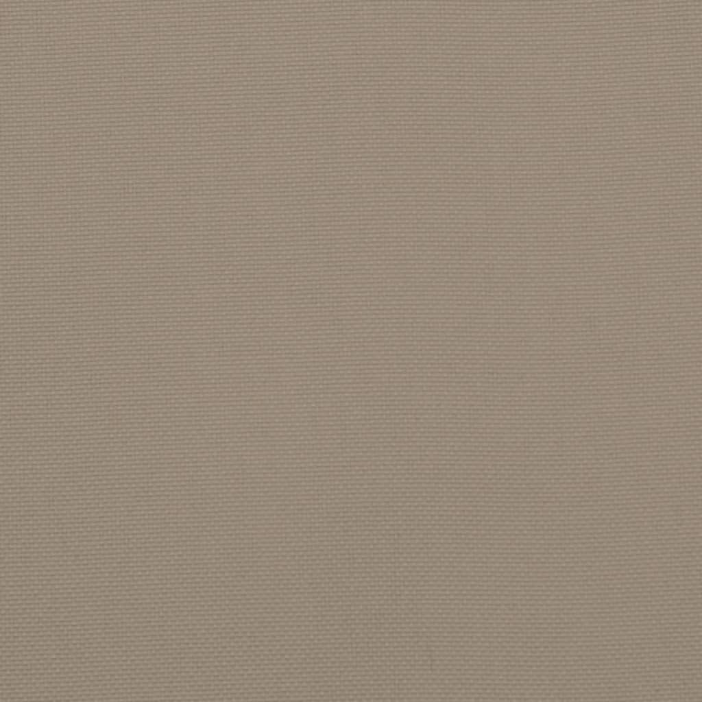 vidaXL Poduszki na sofę z palet, 2 szt., kolor taupe, tkanina