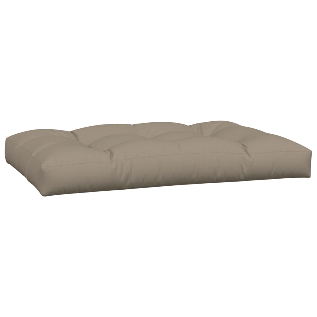 vidaXL Poduszki na palety, 3 szt., kolor taupe, tkanina