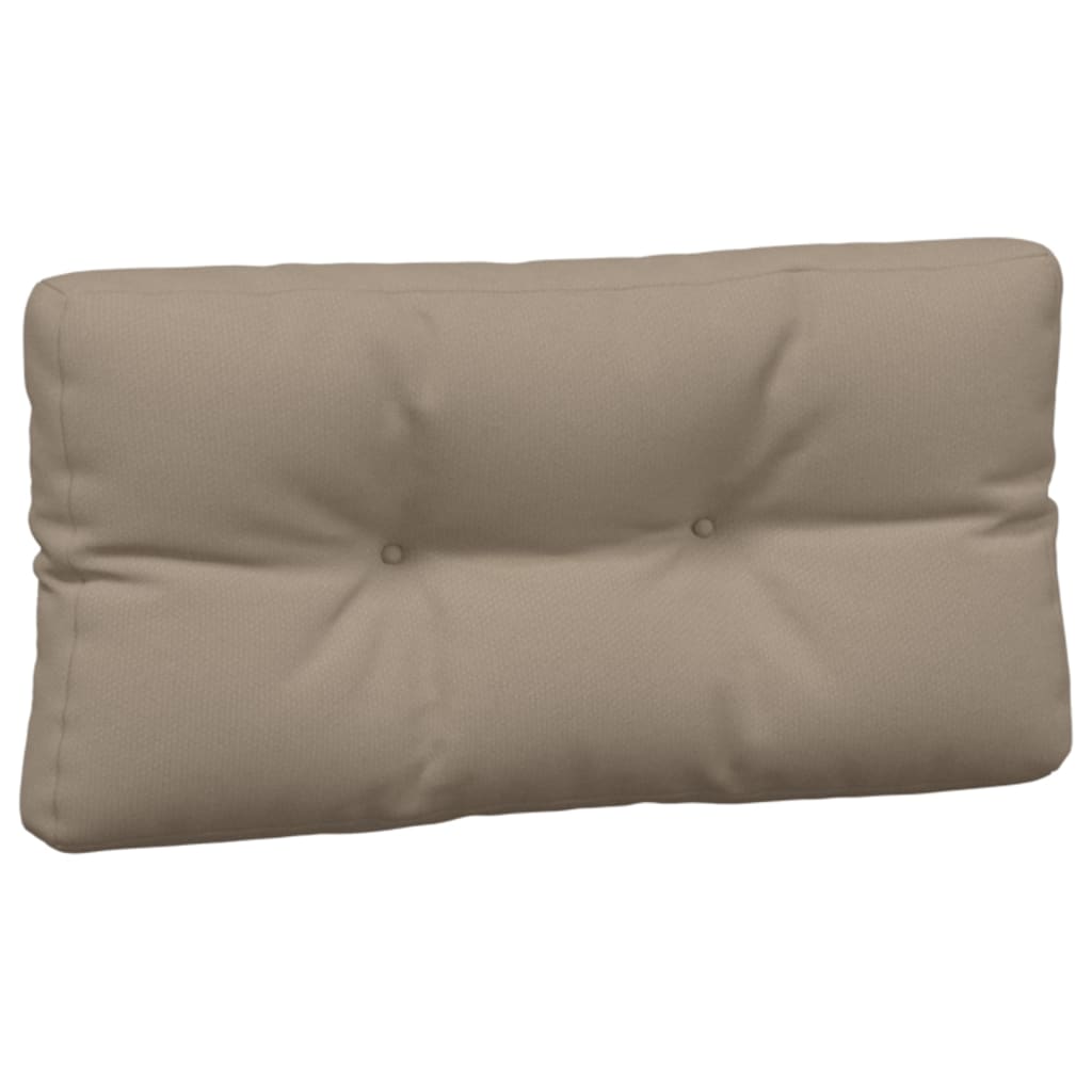 vidaXL Poduszki na palety, 3 szt., kolor taupe, tkanina
