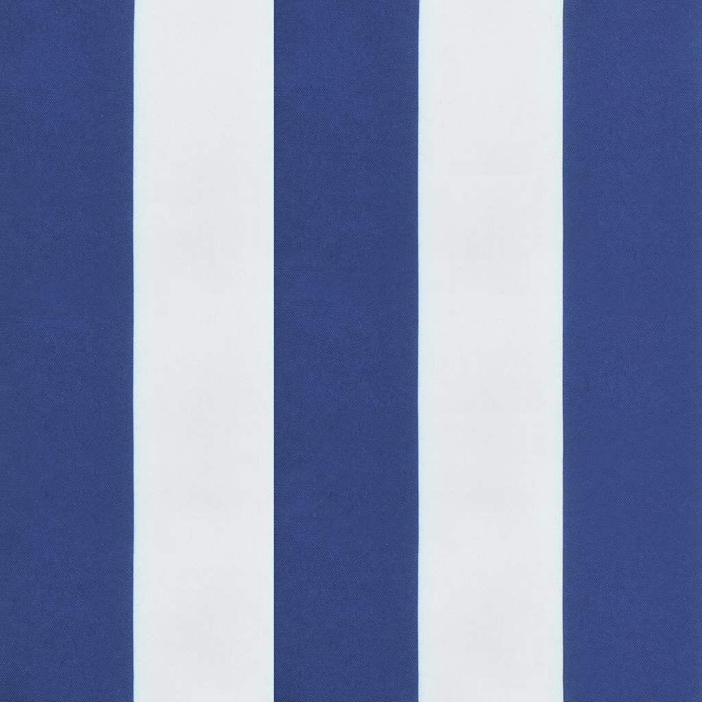 vidaXL Poduszki na krzesła ogrodowe, 6 szt, niebiesko-białe, 50x50x4cm