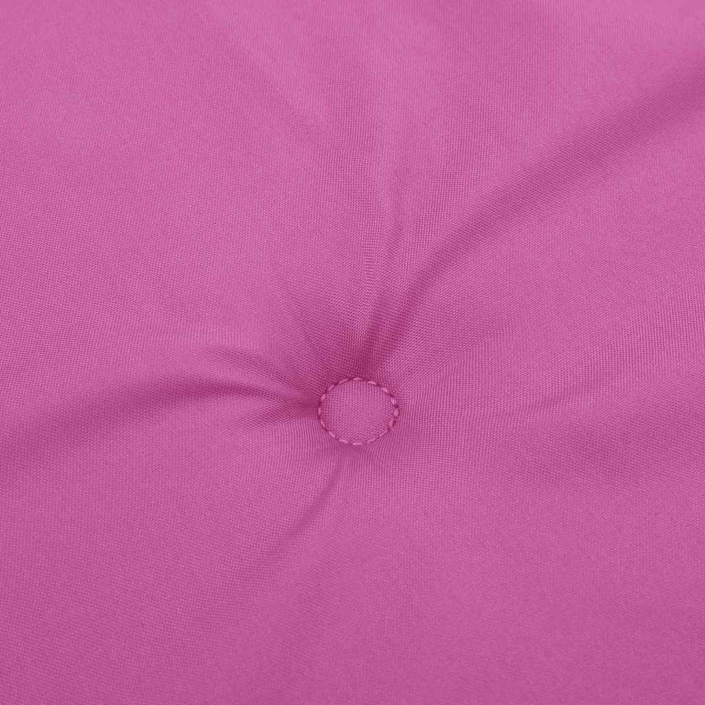 vidaXL Poduszki na krzesła ogrodowe, 6 szt., różowe, 50x50x4 cm