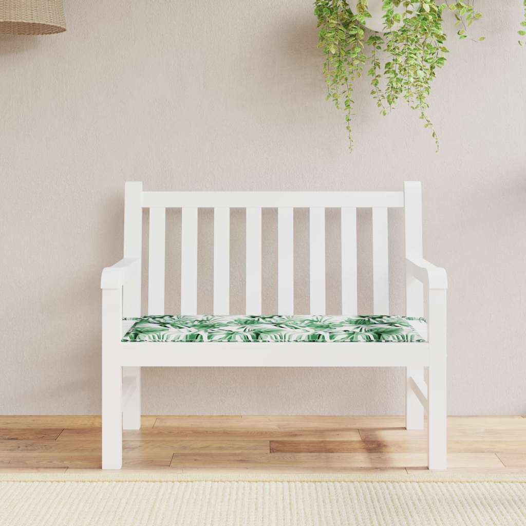 vidaXL Podkład na krzesło Materiał Oxford Wzór liścia 100 x 50 x 3 cm