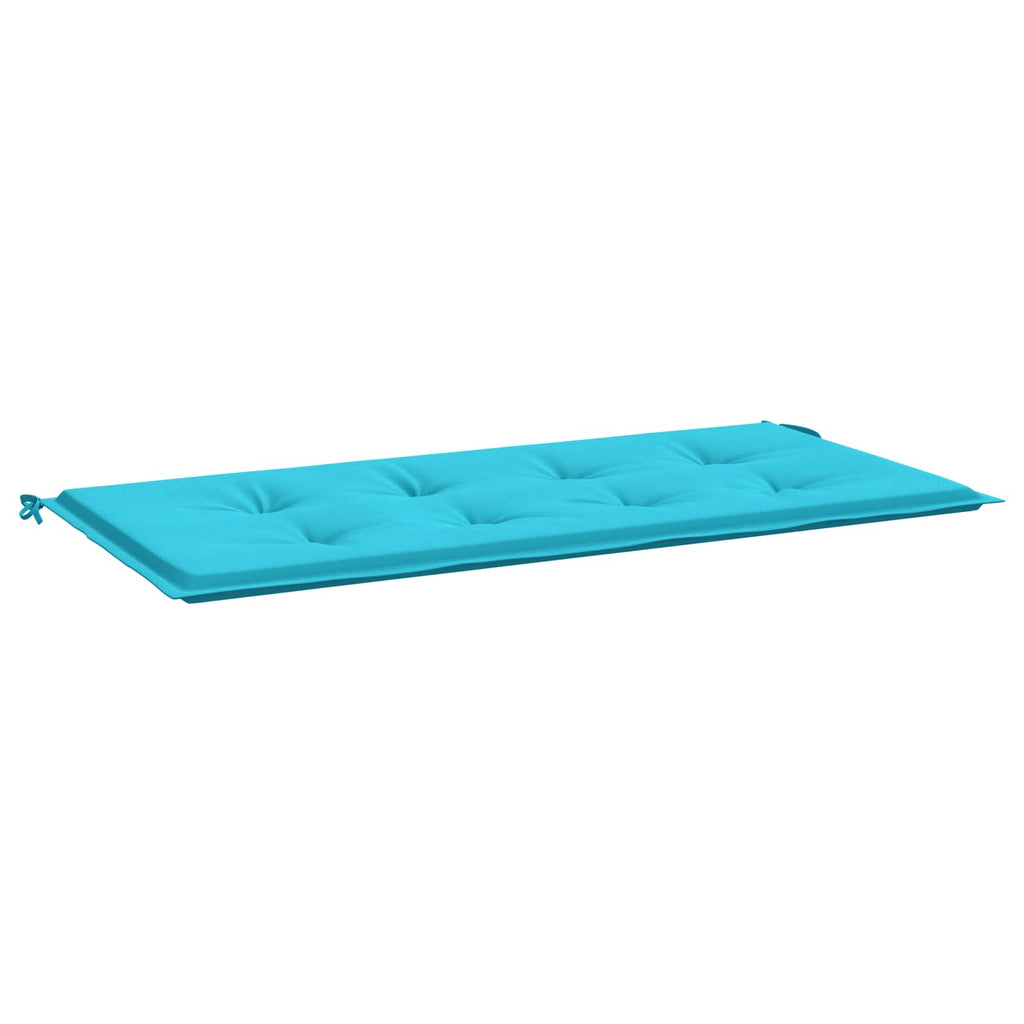vidaXL Poduszka na ławkę Turkusowy 120 x 50 x 3 cm Materiał Oxford