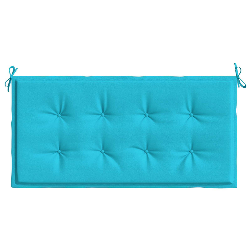 vidaXL Poduszka na ławkę Turkusowy 120 x 50 x 3 cm Materiał Oxford