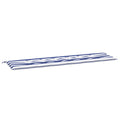 vidaXL Poduszka na ławkę Materiał Oxford Czarna kratka 150 x 50 x 3 cm