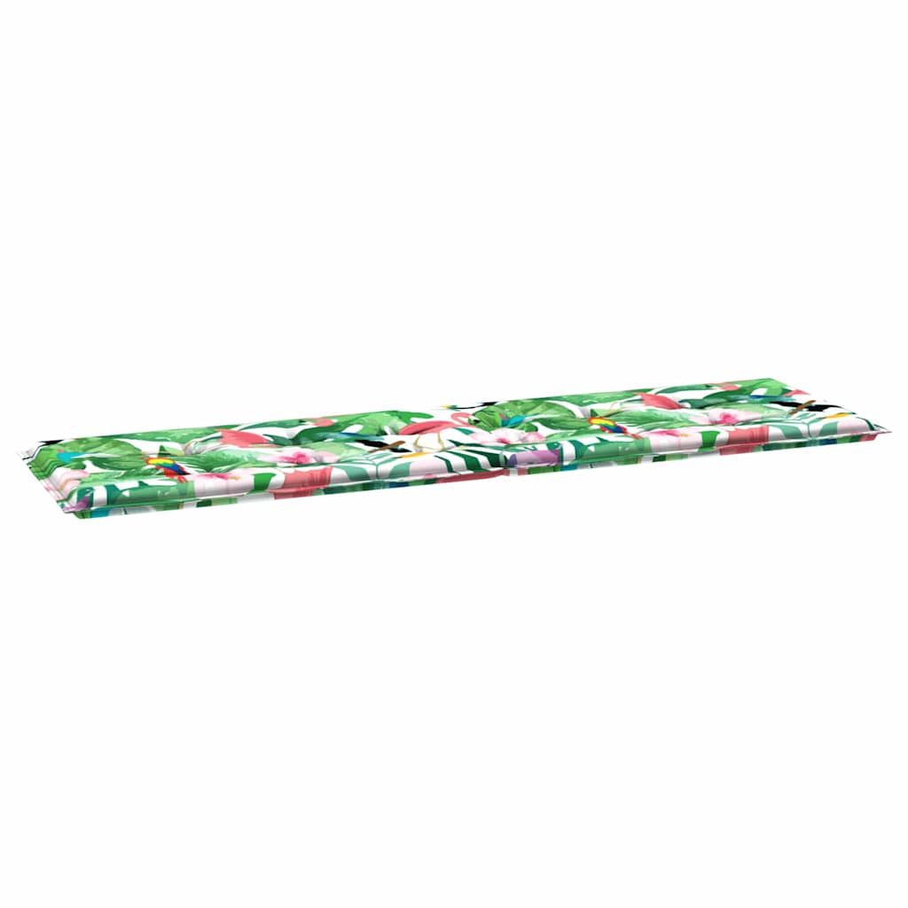 vidaXL Poduszka na ławkę Materiał Oxford Wielokolorowe 150 x 50 x 3 cm