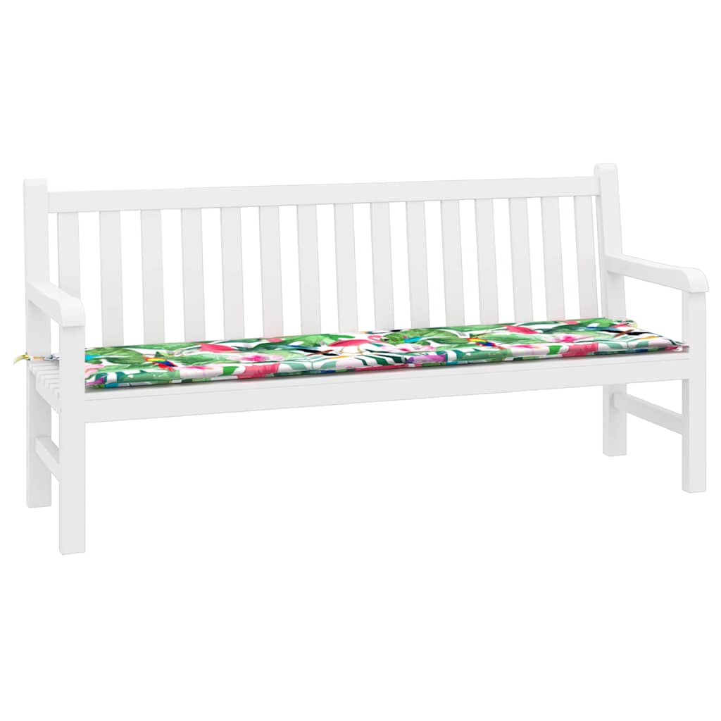vidaXL Poduszka na ławkę Materiał Oxford Wielokolorowe 150 x 50 x 3 cm