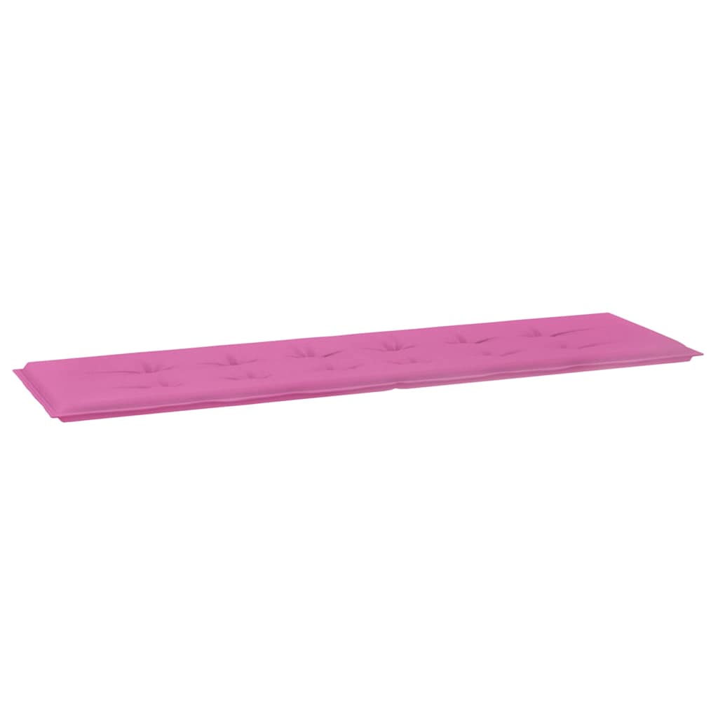 vidaXL Poduszka na ławkę Materiał Oxford Różowy 150 x 50 x 3 cm