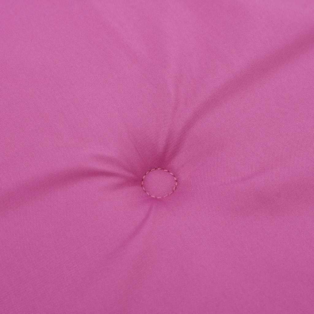 vidaXL Poduszka na ławkę ogrodową, różowa, 200x50x3 cm, tkanina