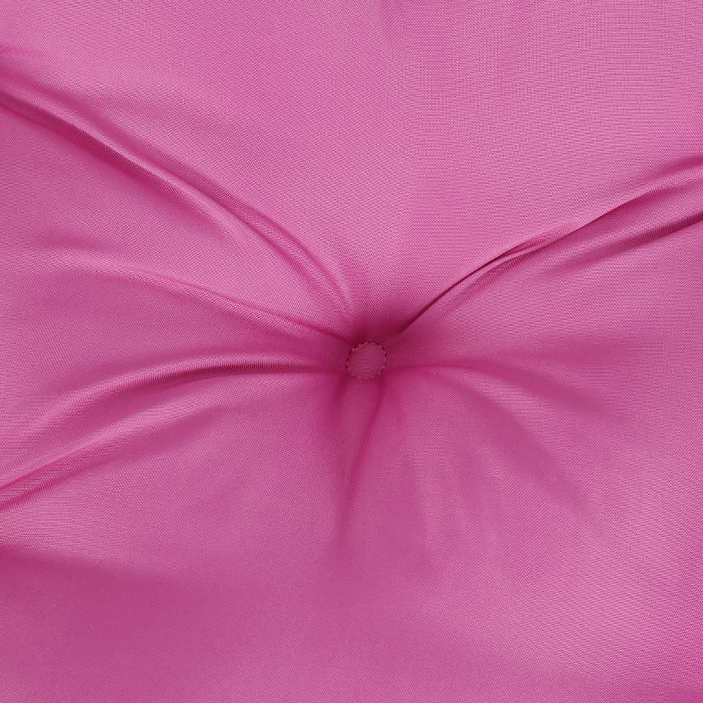 vidaXL Poduszki na krzesła, 6 szt., różowe, 40x40x7 cm, tkanina