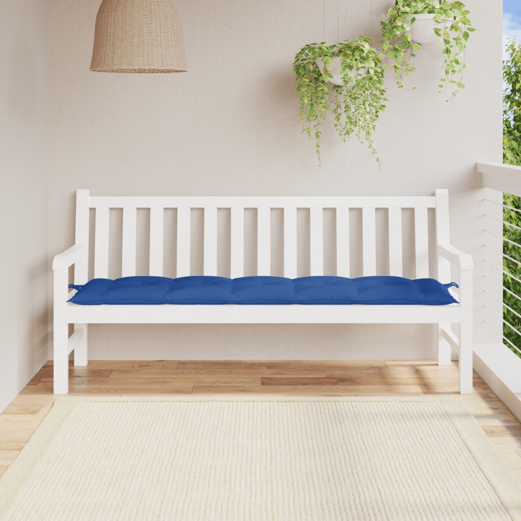 vidaXL Poduszka na ławkę ogrodową, kobalt, 180x50x7 cm, tkanina Oxford