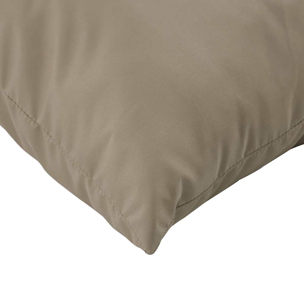 vidaXL Poduszki na palety, 2 szt., taupe, tkanina Oxford