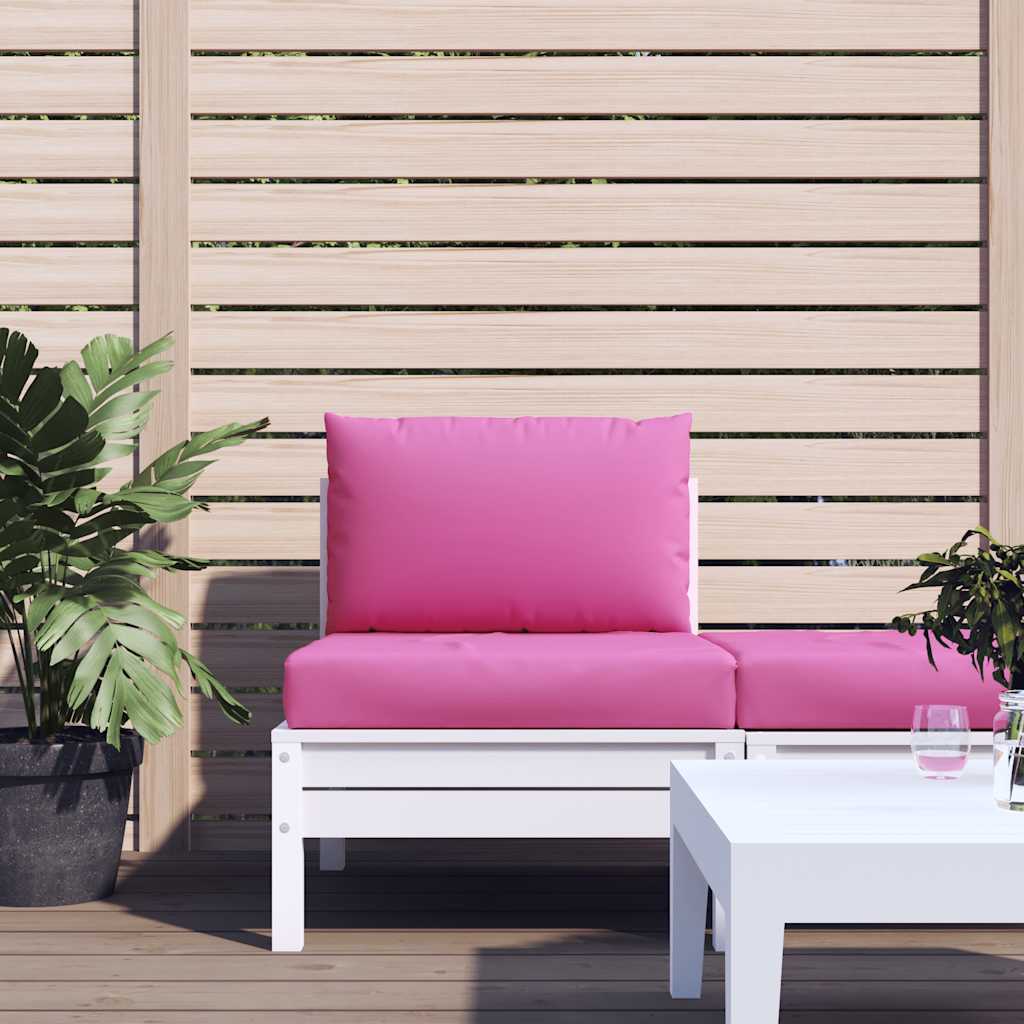 vidaXL Poduszki na palety, 2 szt., różowe, tkanina Oxford