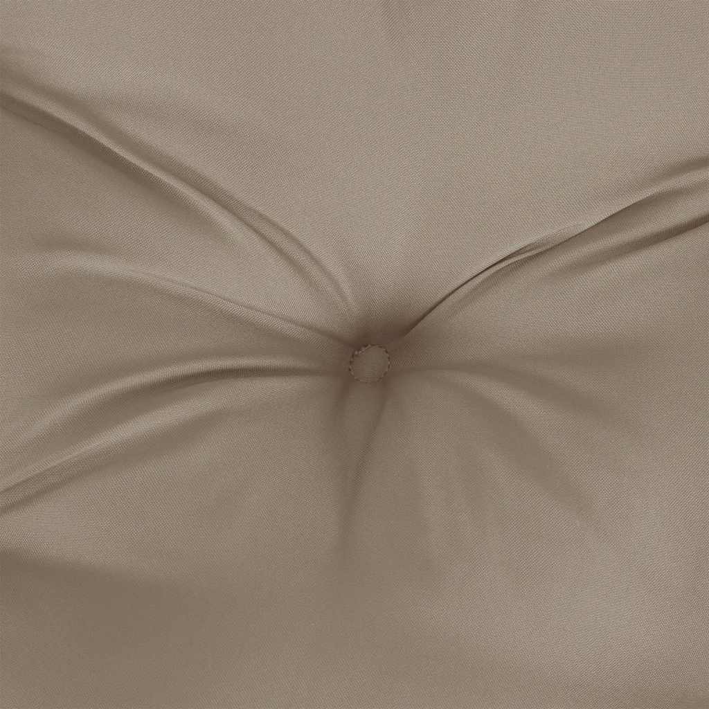 vidaXL Poduszka na ławkę ogrodową, taupe, 110x50x7 cm, tkanina