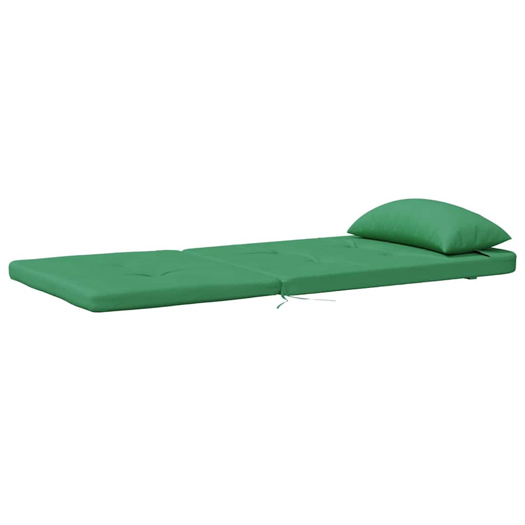 vidaXL Poduszki na krzesła Gładki 2 pcs Zielony 58 x 77 x 4,5 cm