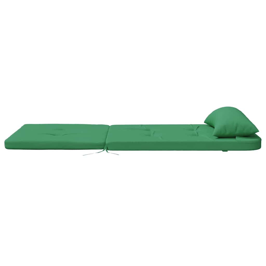vidaXL Poduszki na krzesła Gładki 2 pcs Zielony 58 x 77 x 4,5 cm