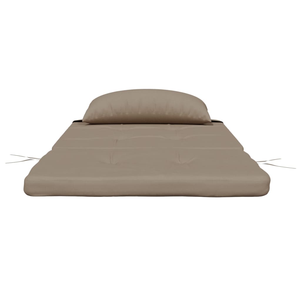 vidaXL Poduszki na krzesła Adirondack, 2 szt., taupe, tkanina Oxford