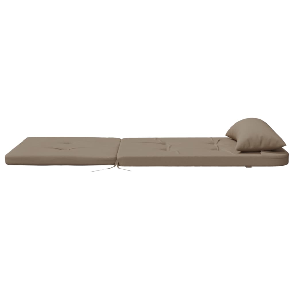 vidaXL Poduszki na krzesła Adirondack, 2 szt., taupe, tkanina Oxford