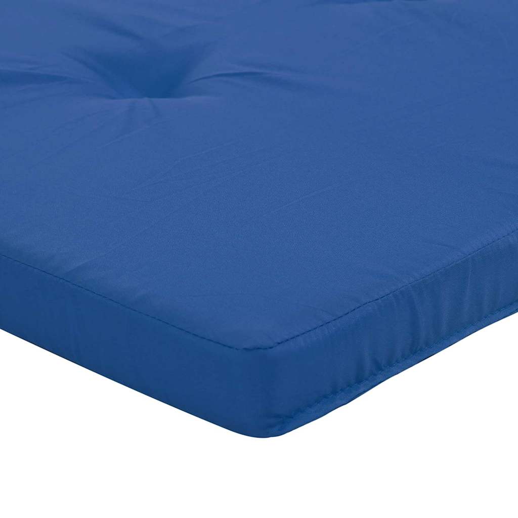 vidaXL Poduszki na krzesła Gładki 2 pcs Niebieski 58 x 77 x 4,5 cm