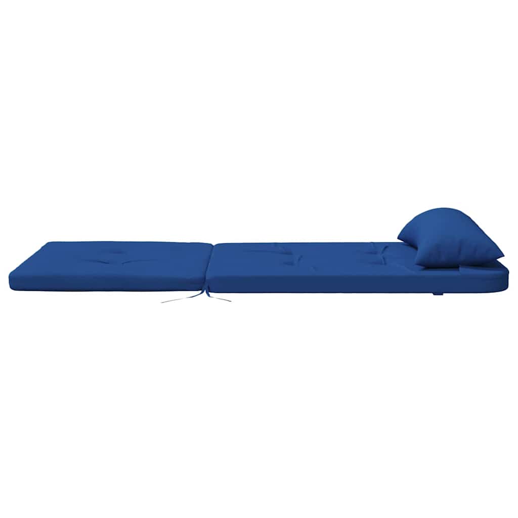 vidaXL Poduszki na krzesła Gładki 2 pcs Niebieski 58 x 77 x 4,5 cm