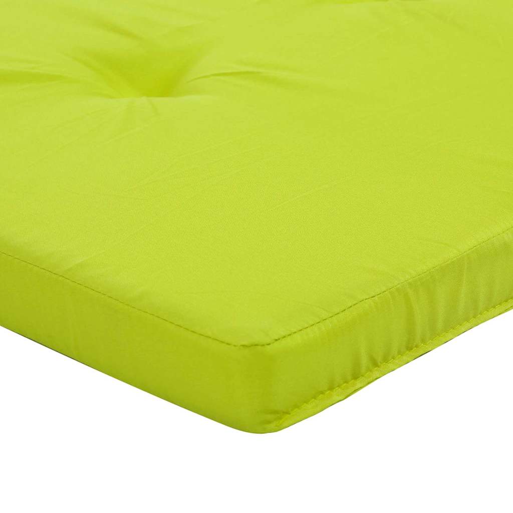 vidaXL Poduszki na krzesła Gładki 2 pcs Jasnozielony 58 x 77 x 4,5 cm