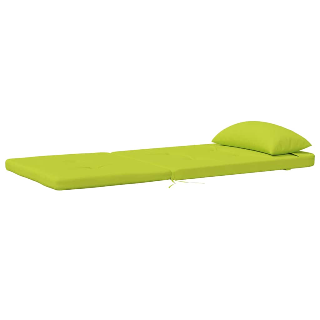 vidaXL Poduszki na krzesła Gładki 2 pcs Jasnozielony 58 x 77 x 4,5 cm