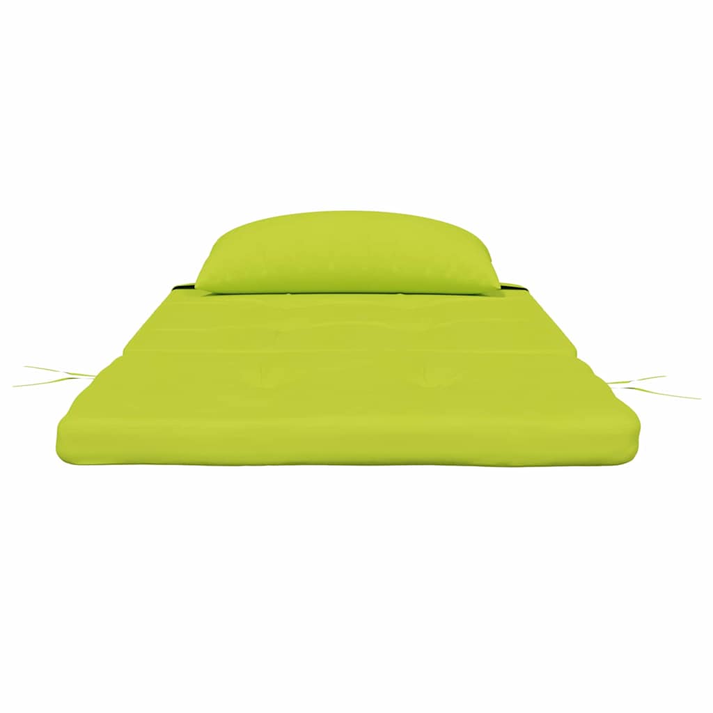 vidaXL Poduszki na krzesła Gładki 2 pcs Jasnozielony 58 x 77 x 4,5 cm