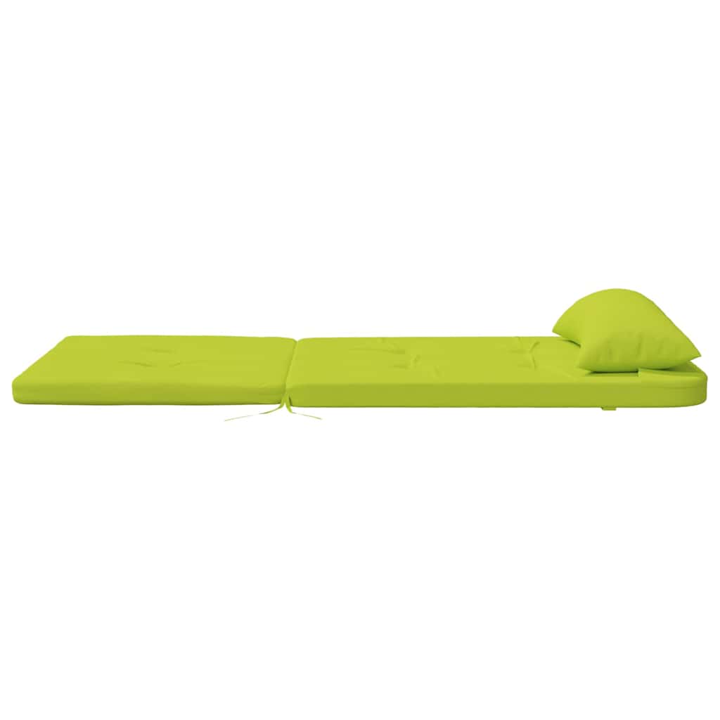 vidaXL Poduszki na krzesła Gładki 2 pcs Jasnozielony 58 x 77 x 4,5 cm