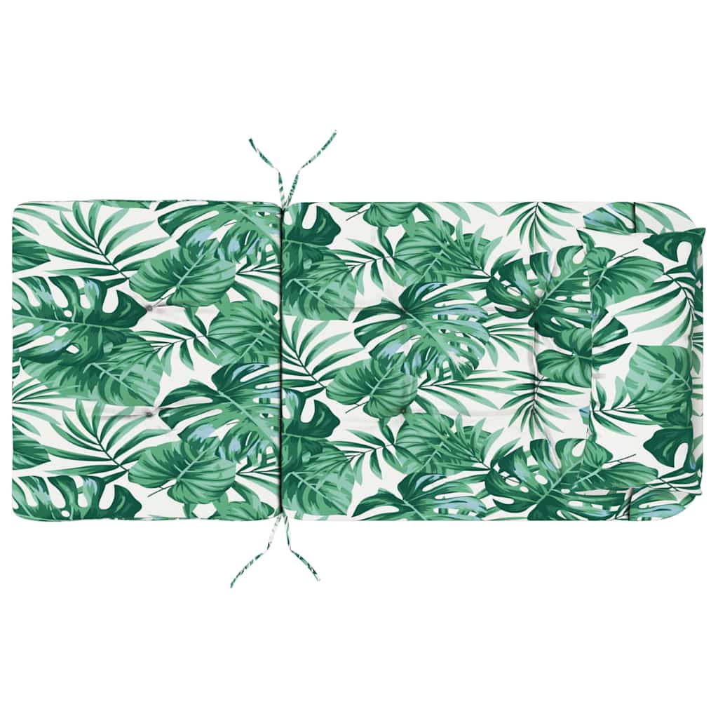 vidaXL Poduszki na krzesła Liść 2 pcs Wzór liścia 58 x 77 x 4,5 cm