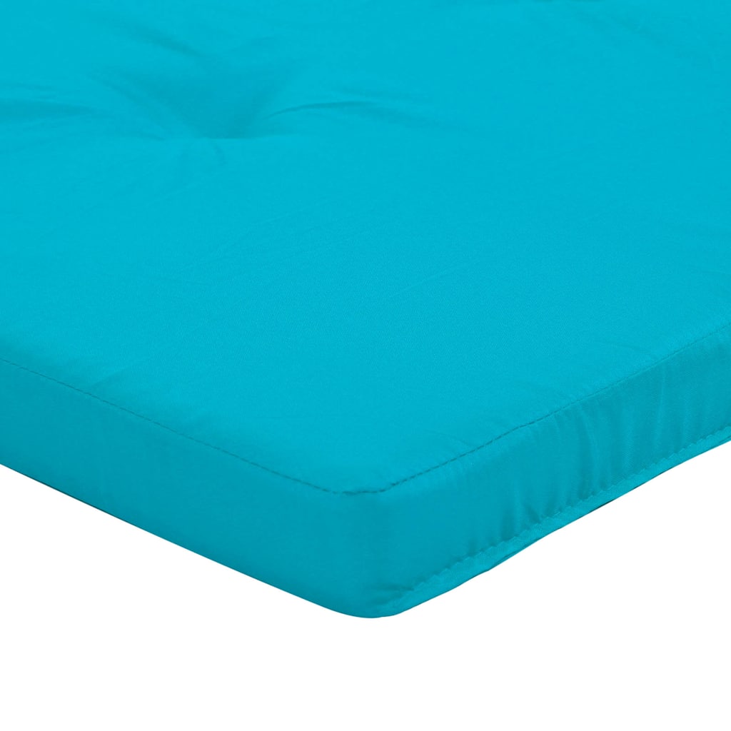 vidaXL Poduszki na krzesła Gładki 2 pcs Turkusowy 58 x 77 x 4,5 cm