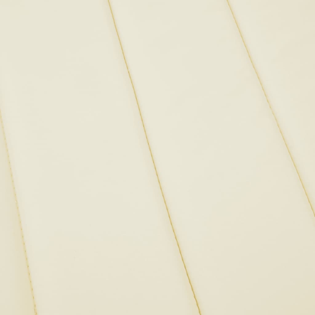 vidaXL Poduszka na leżak, kremowa, 180x60x4 cm, tkanina Oxford