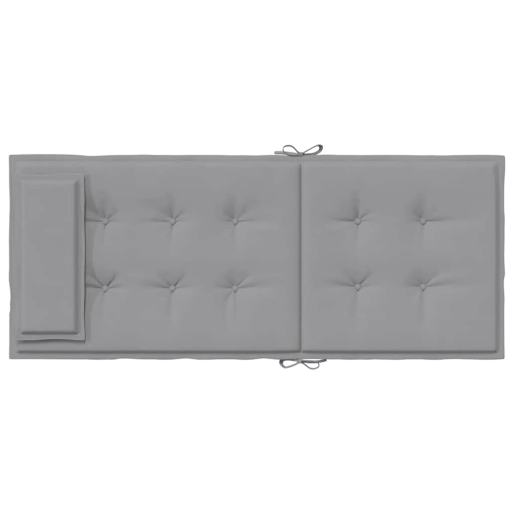 vidaXL Poduszki na krzesła z wysokim oparciem, 6 szt., szare, Oxford
