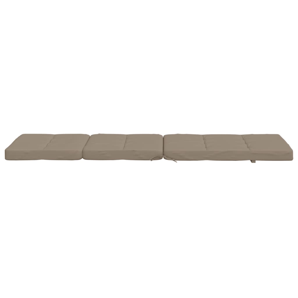 vidaXL Poduszki na leżaki, 2 szt., kolor taupe, tkanina Oxford