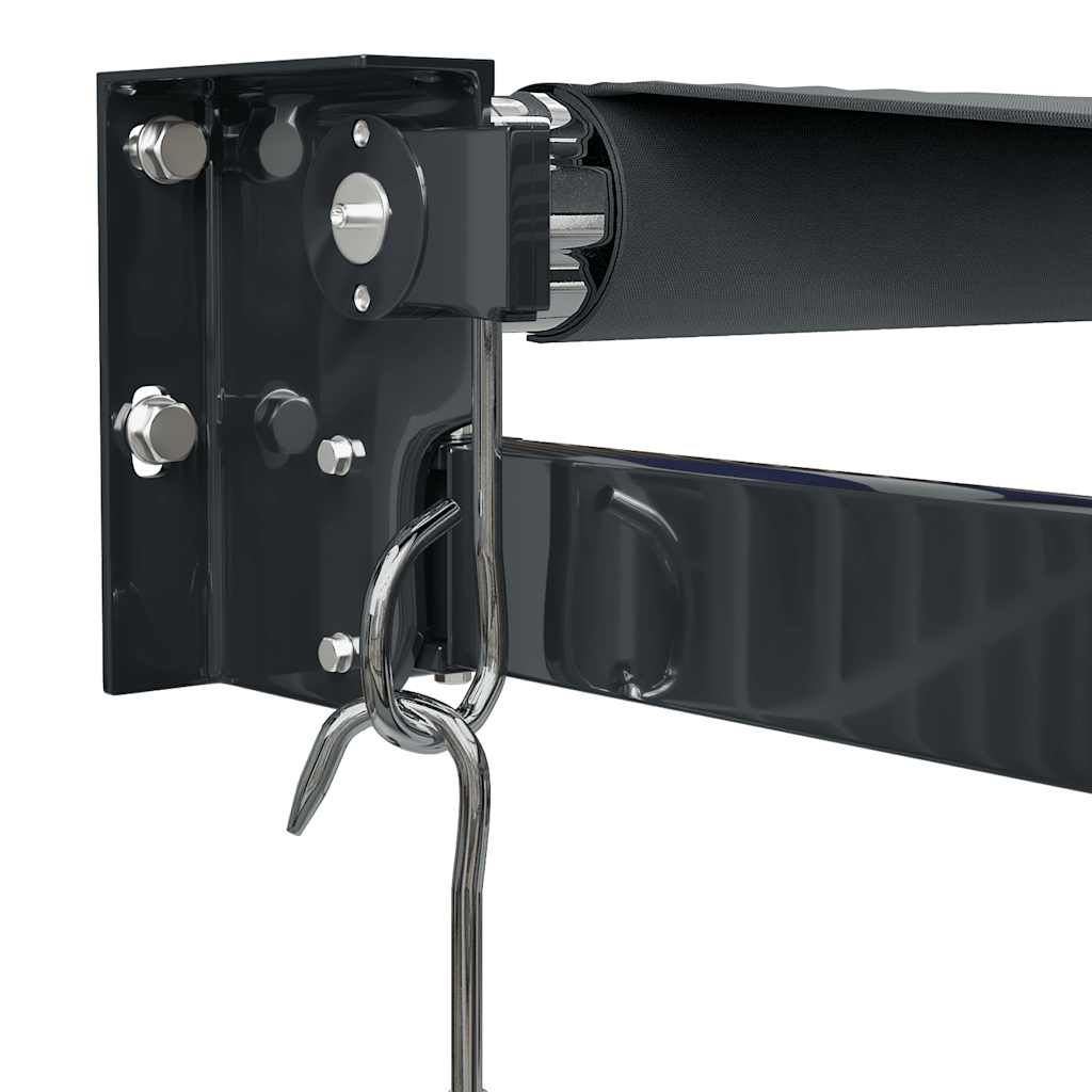 vidaXL Zwijana markiza, antracytowa, 5x3 m, tkanina i aluminium