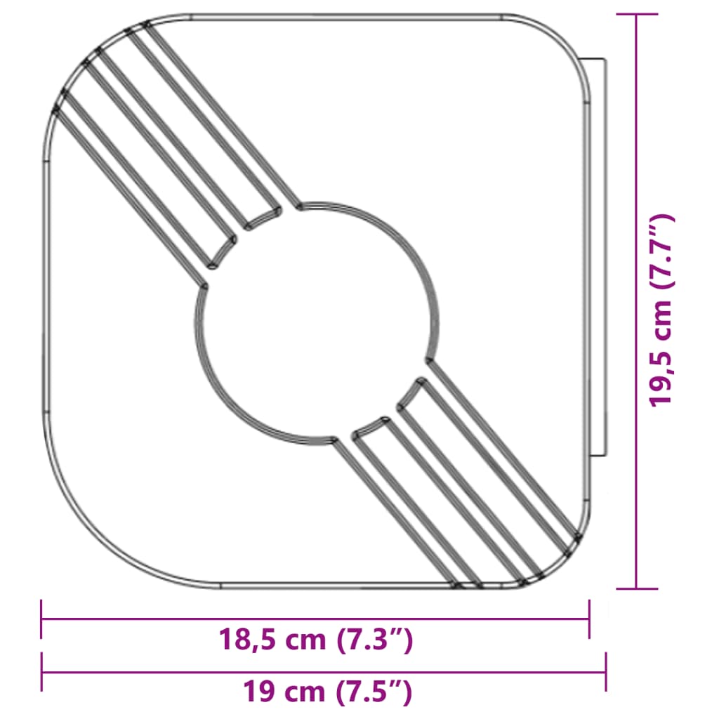 vidaXL Zwijana markiza, niebiesko-biała, 4x3 m, tkanina i aluminium