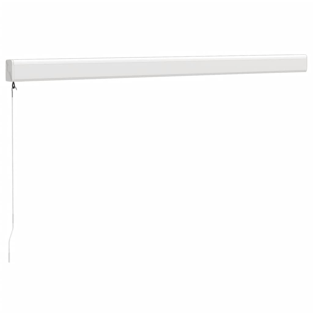 vidaXL Zwijana markiza, kremowa, 3,5x2,5 m, tkanina i aluminium