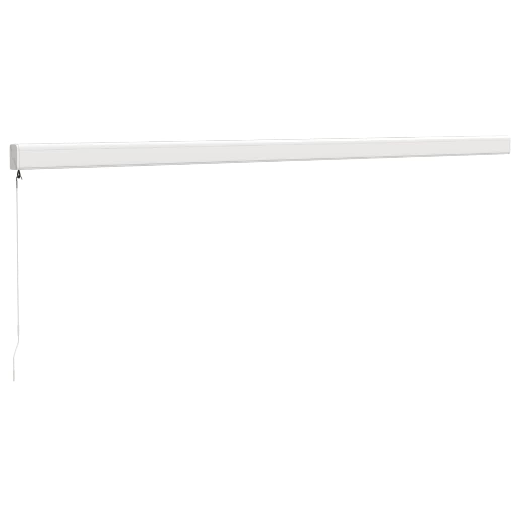 vidaXL Zwijana markiza, kremowa, 5x3 m, tkanina i aluminium