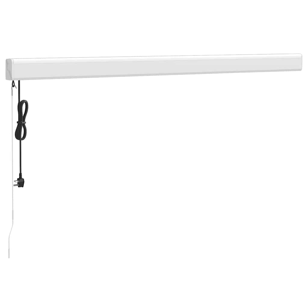 vidaXL Zwijana markiza, kremowa, 3,5x2,5 m, tkanina i aluminium