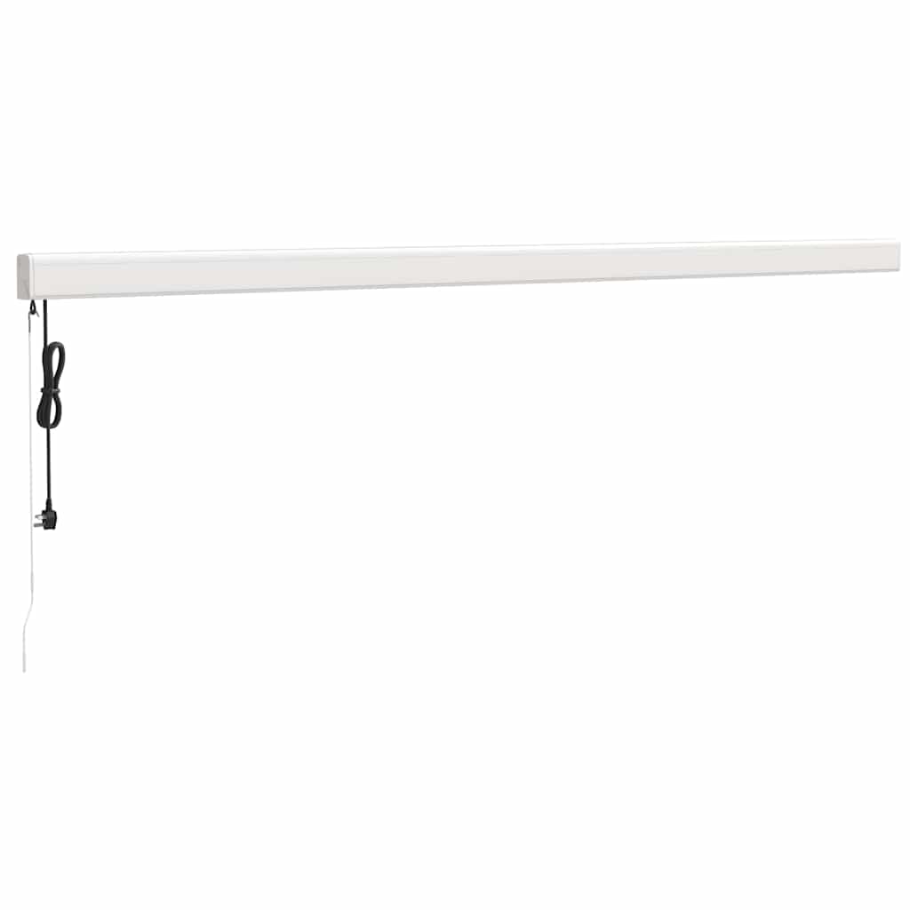 vidaXL Zwijana markiza, kremowa, 5x3 m, tkanina i aluminium